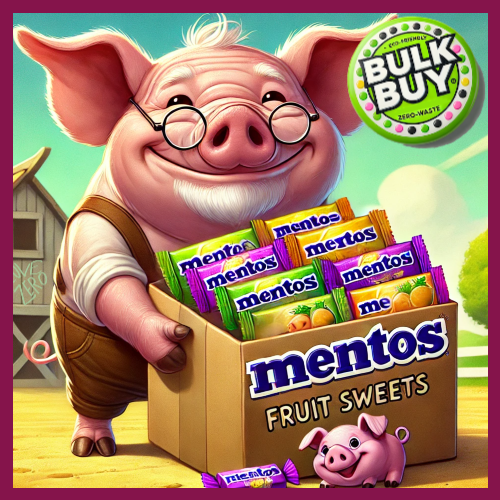 Mentos Chewy Dragees Fruit - 12 x 135g Bags