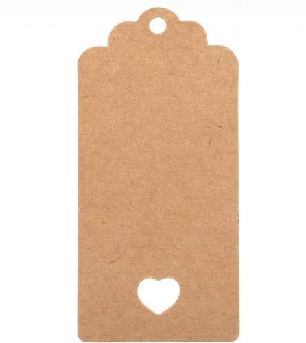 Brown Kraft Paper Tag with String