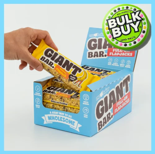 Banana Vegan Flapjack Bars 20x90g Bulk Buy