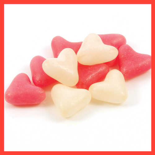 Barratt Jelly Love Hearts | Pink and White Vegan Jellies