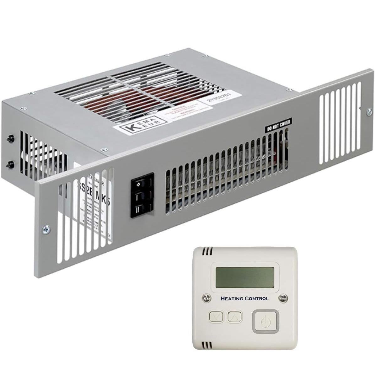 Electric Kitchen Plinth Heater with Stainless Steel Grill
