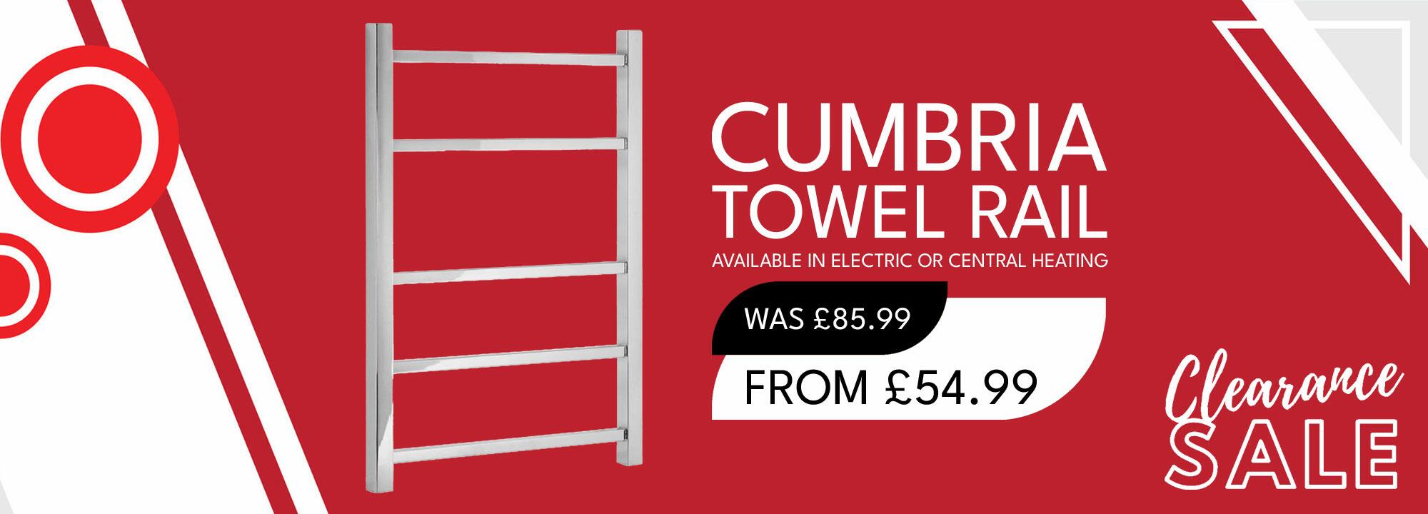 Cumbria Towel Rail Sale