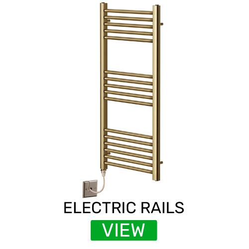 Electric heated towel rails section. Shop from Greened House with free UK delivery.