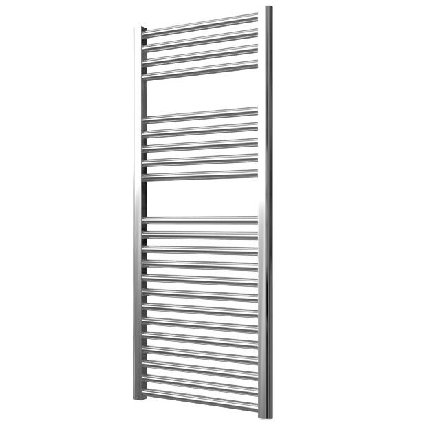 Chrome Curved Electric Towel Rail
