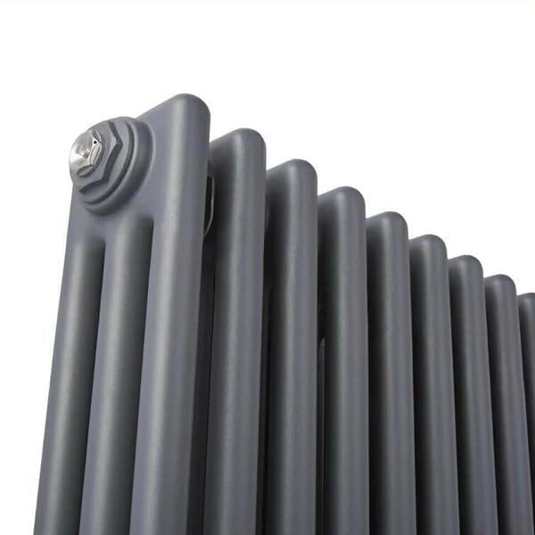 Wire Type Radiator Wifi Electric Traditional Anthracite 3 Column Radiators 600mm High