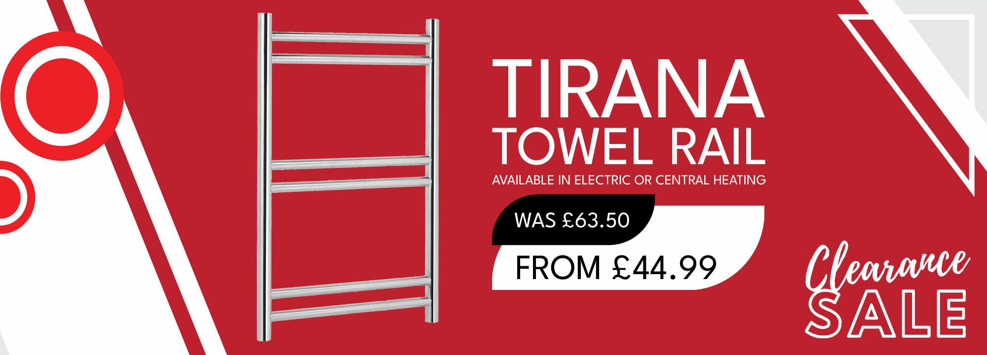 Tirana Towel Rail Sale