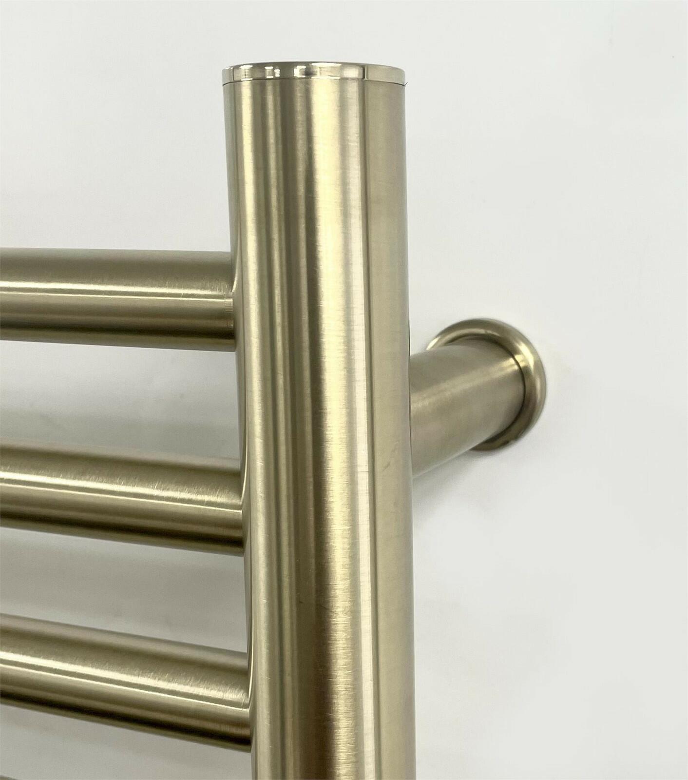Stainless Steel Dry Electric Brushed Brass Towel Rail