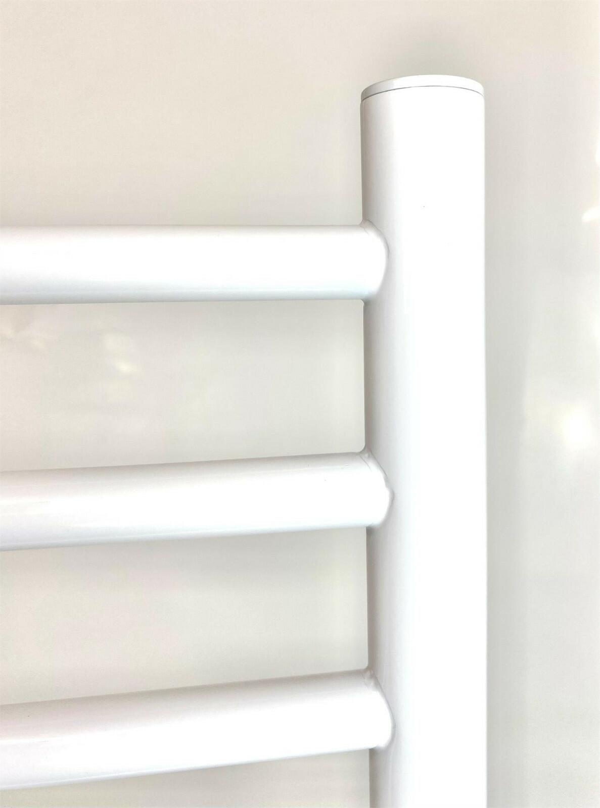 White Dry Electric Towel Rail and Heated Bathroom Radiator