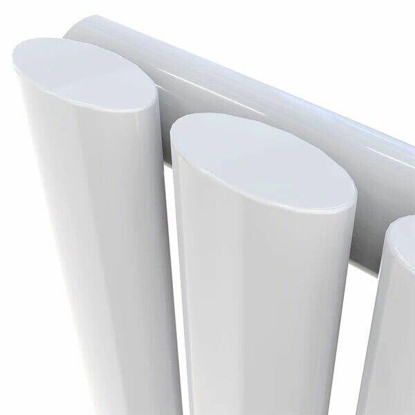 White Oval Tube Central Heating Vertical Column Radiator