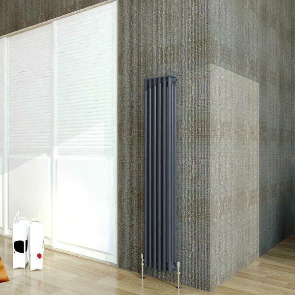Traditional Anthracite 2 Column Tall Central Heating Radiator