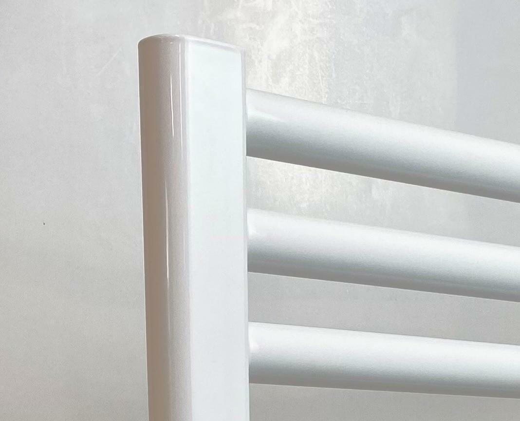 White Heated Towel Rail Extra High Heat Output