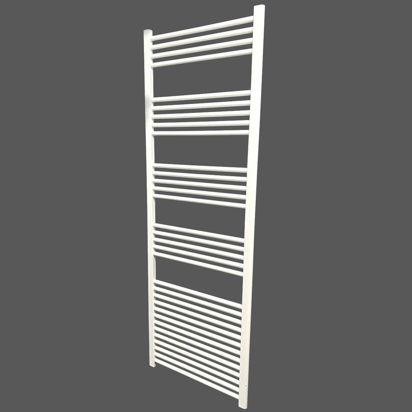 White Heated Towel Rail Extra High Heat Output