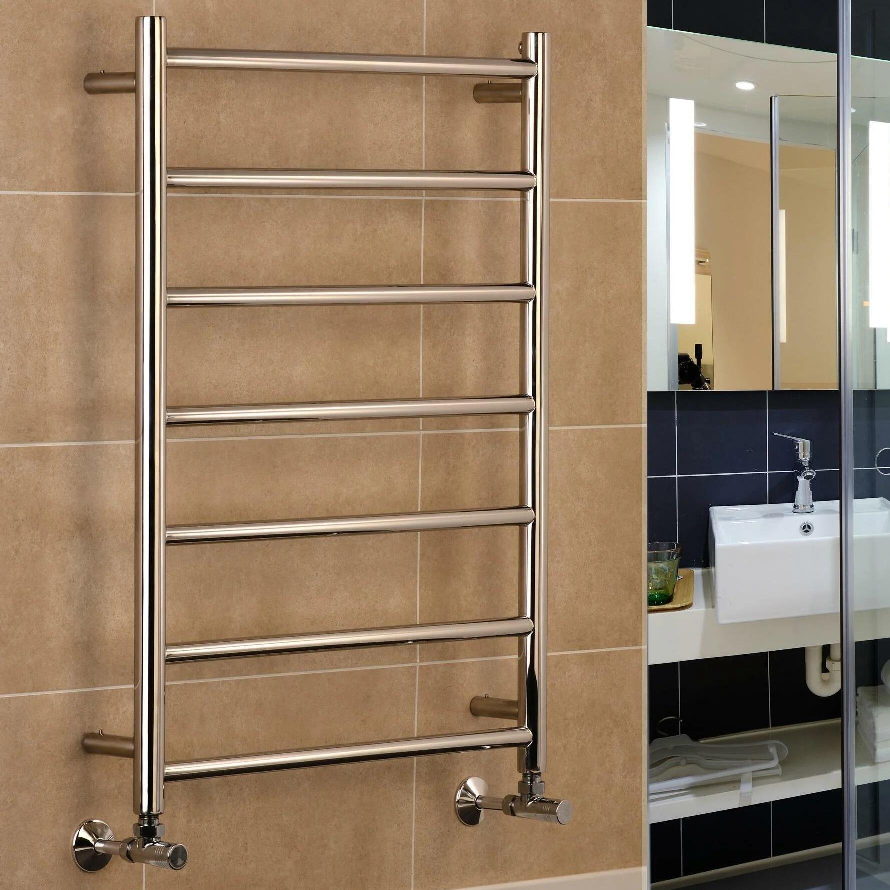 Stainless Steel Central Heating Towel Rail Bathroom Radiator