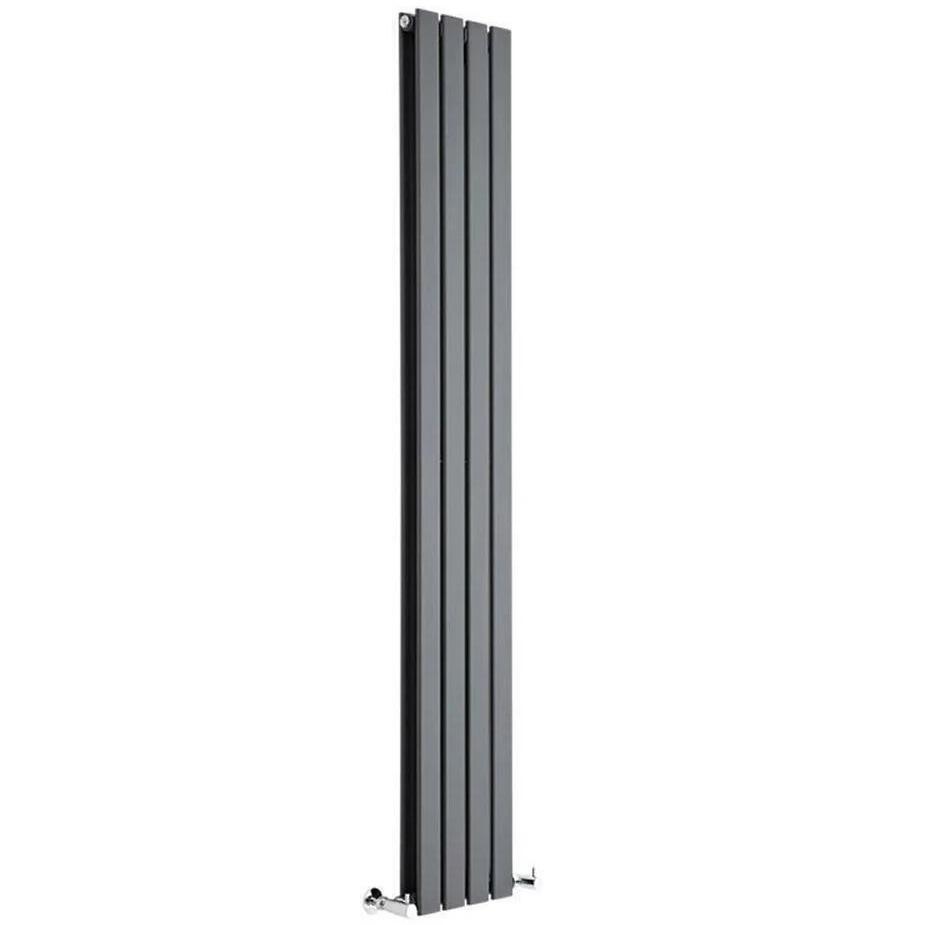 Anthracite Tall Vertical Flat Panel Central Heating Radiator