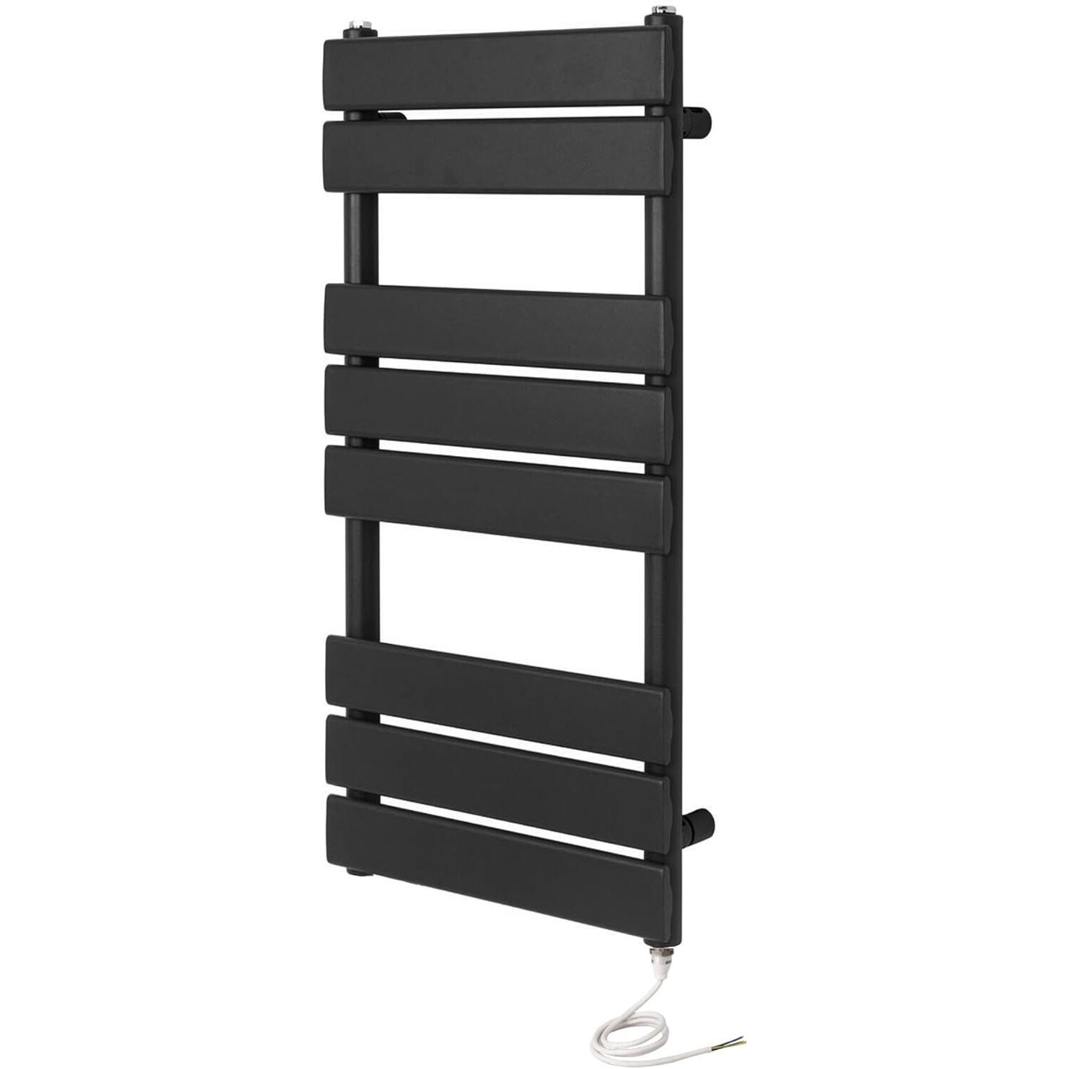 Black Electric Towel Rail