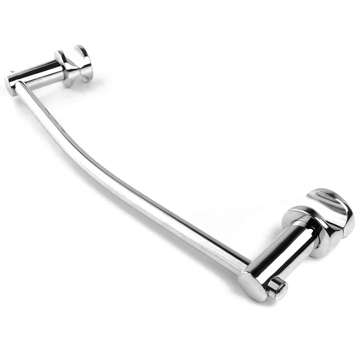 Chrome Curved Towel Bar for Heated Towel Rail
