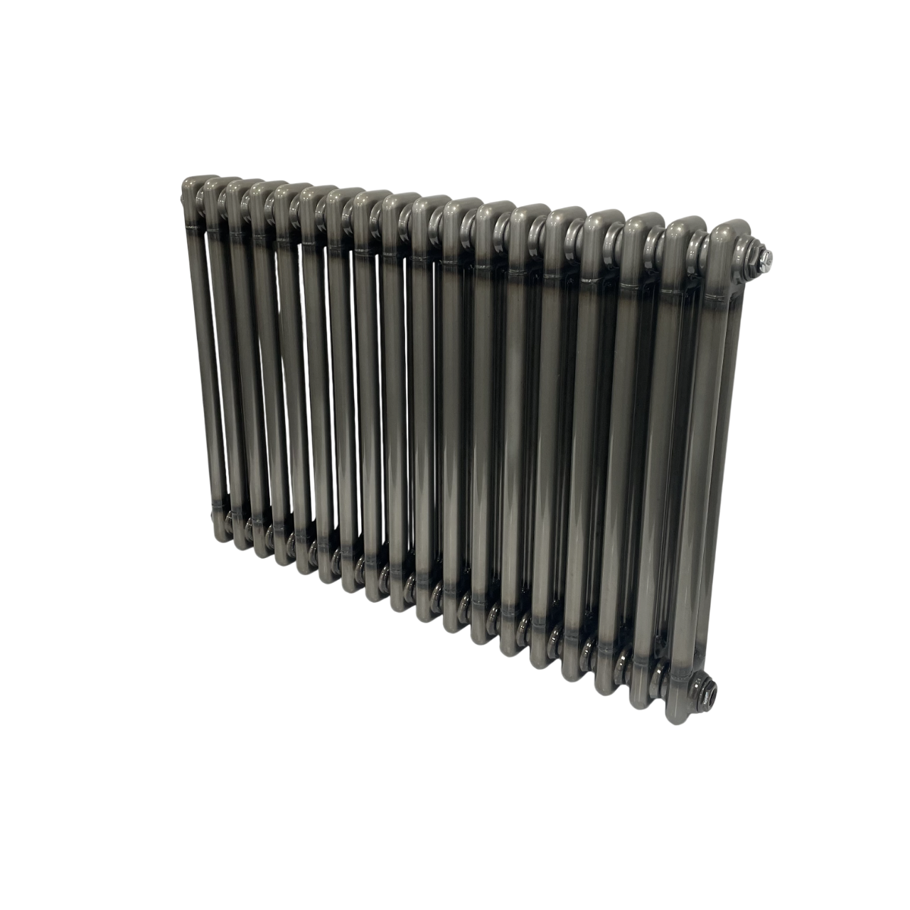 Wifi Smart Electric Traditional Raw Metal 2 Column Radiators 600mm High