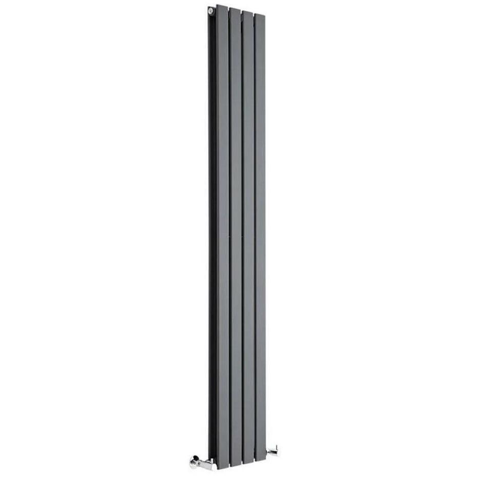 Anthracite Tall Vertical Flat Panel Central Heating Radiator