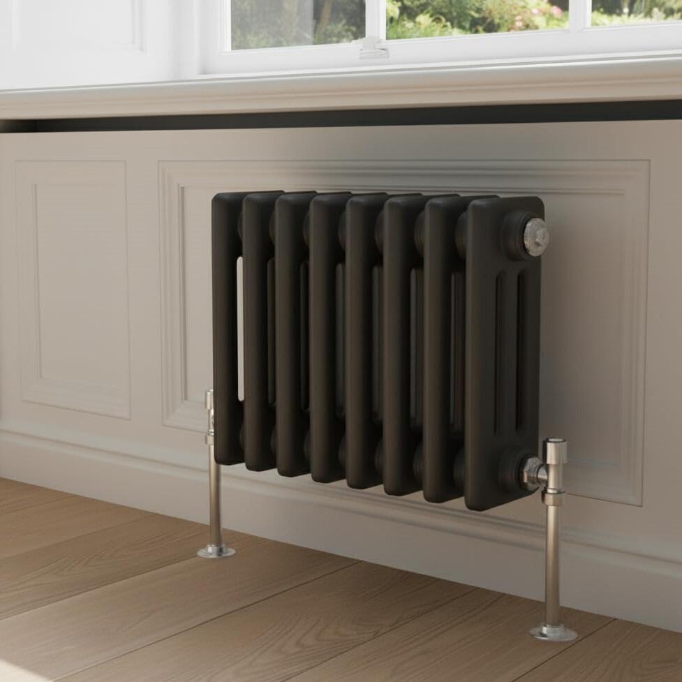 Traditional Anthracite 3 Column Radiators 300mm High | Greened House