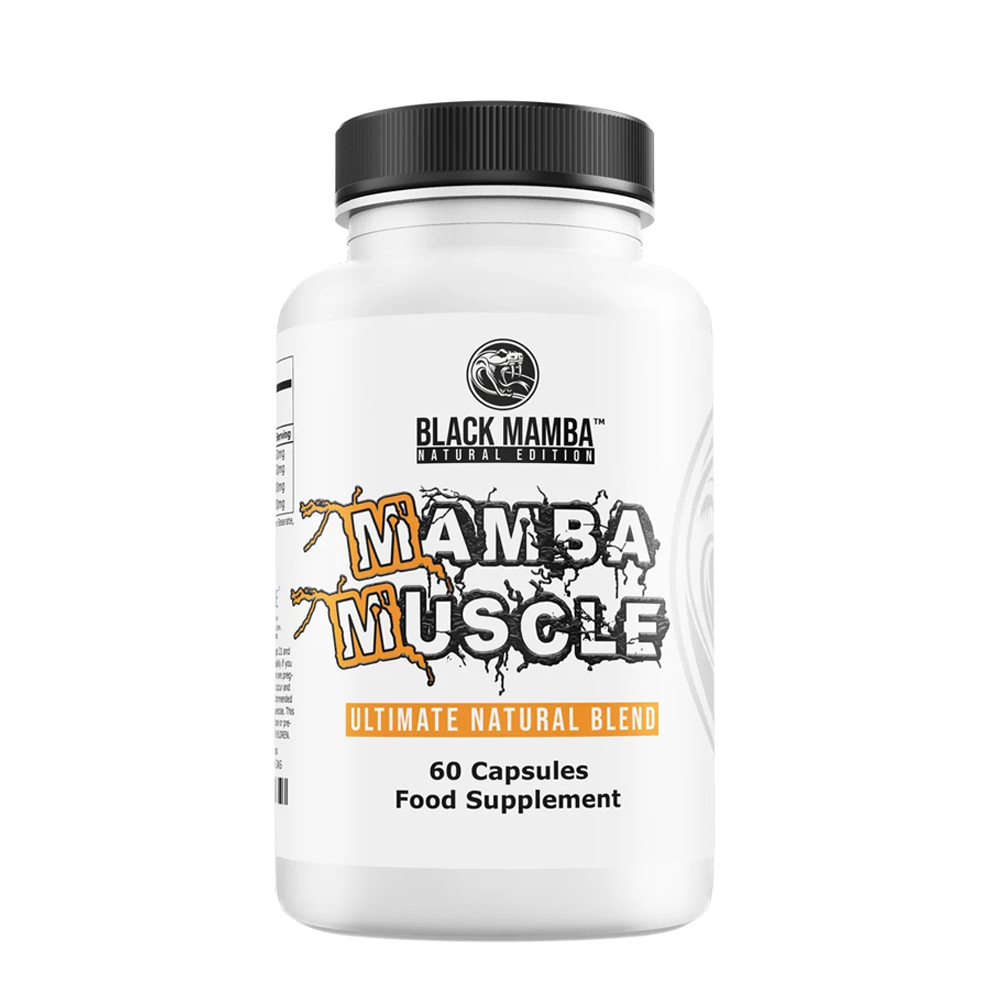 Black Mamba Mamba Muscle - Muscle Builder - 60 Capsules | UK Delivery