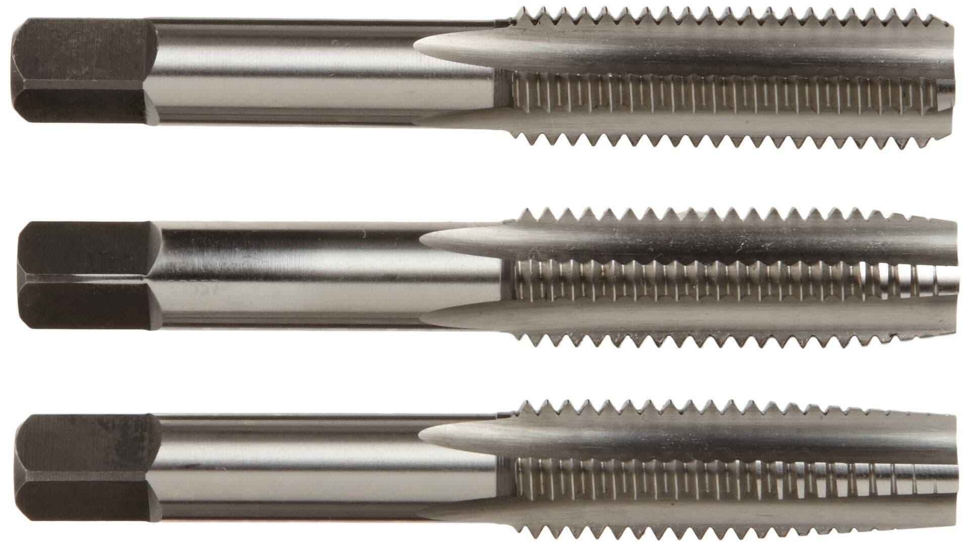 Burkit Set Maschio E Filiera 1/4-28 UNF – Mano Destra, Filettatura Macchina, Acciaio