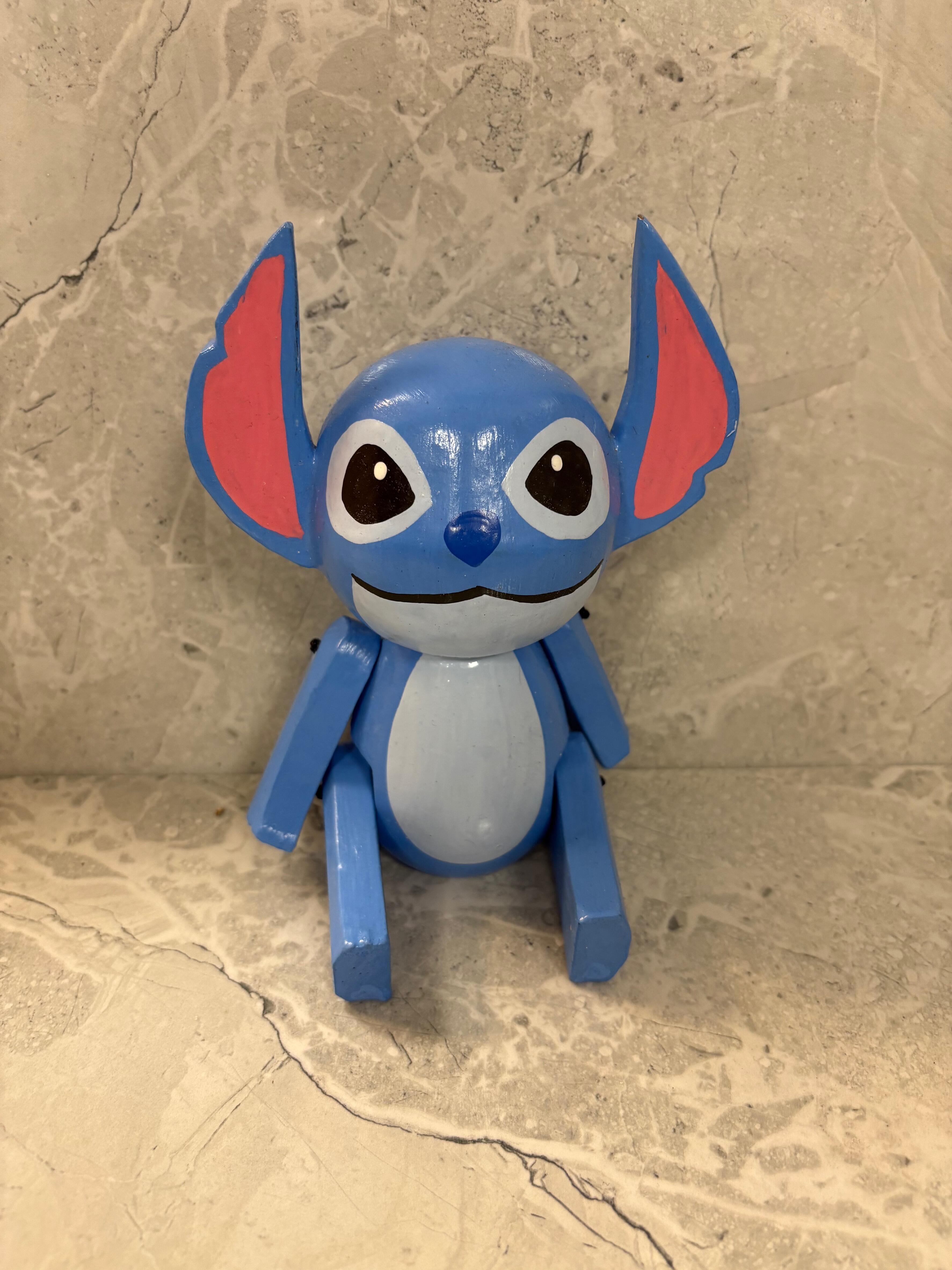 Stitch wooden puppet