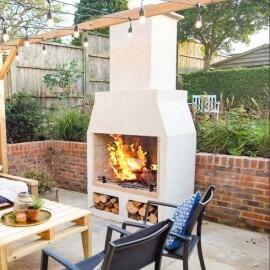 Isokern 950mm garden fireplace outdoor