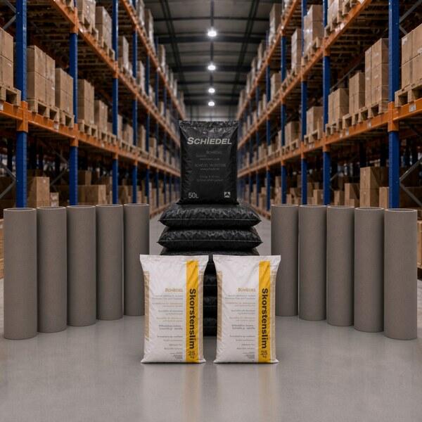 Isokern 350mm i/d pumice liner pack 7.2m — liners, LECA, Lip Glue and notice plate