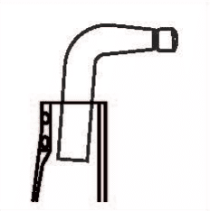 Tecna W/C Electrode Holder Bent 5227WC