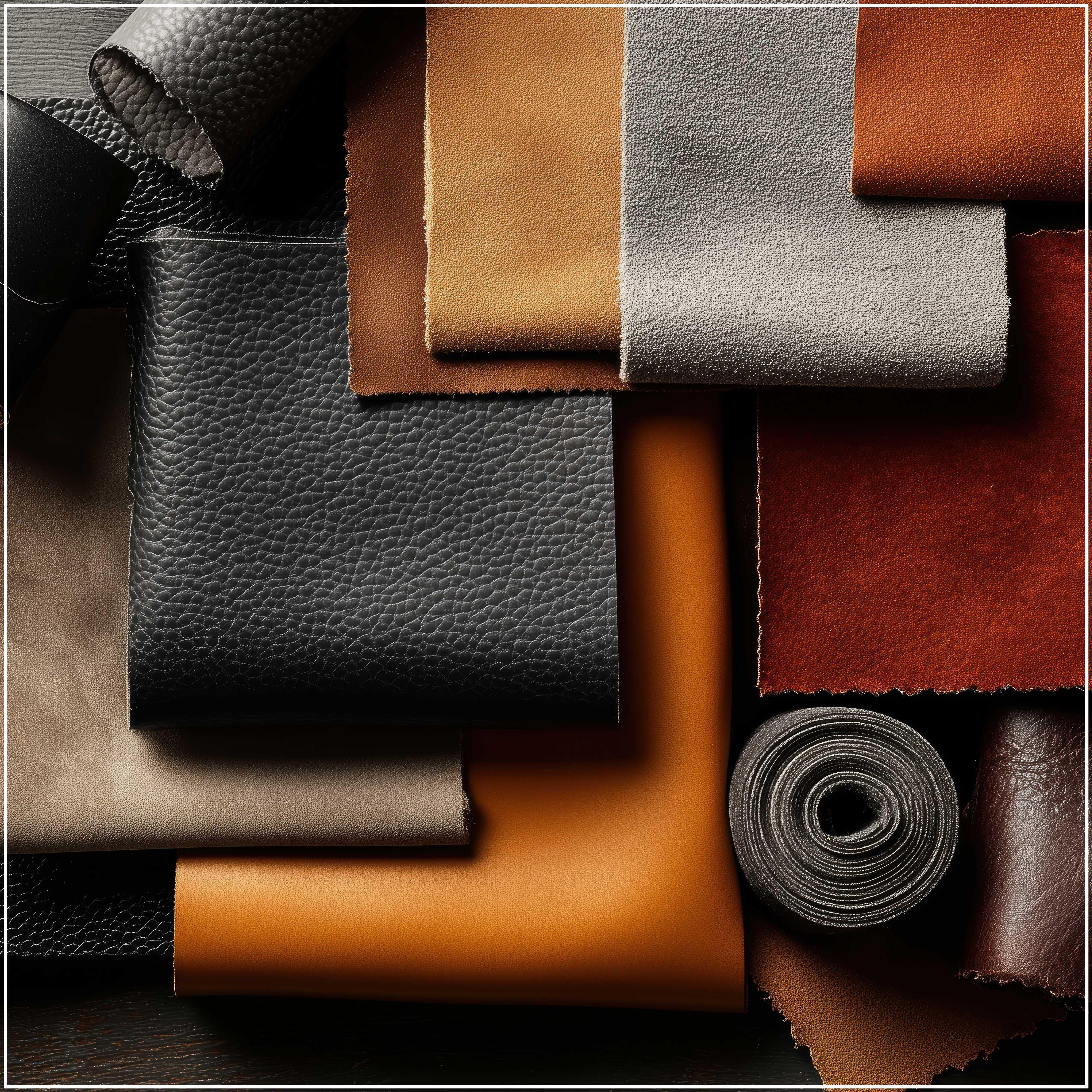 Musical-themed leather goods from Italy.