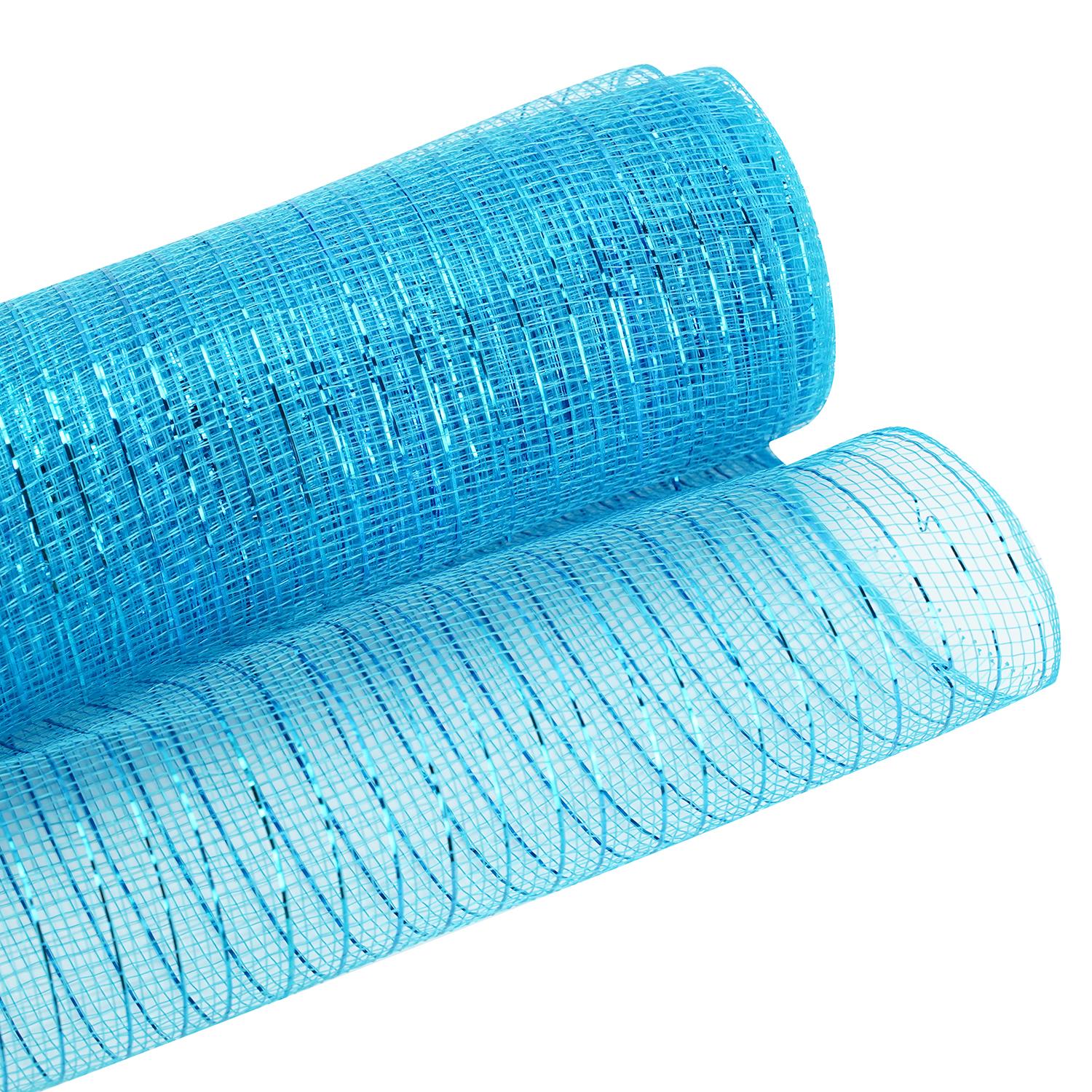 Metallic Decorative Poly Mesh 25cm x 10y HDM25M Habicraft