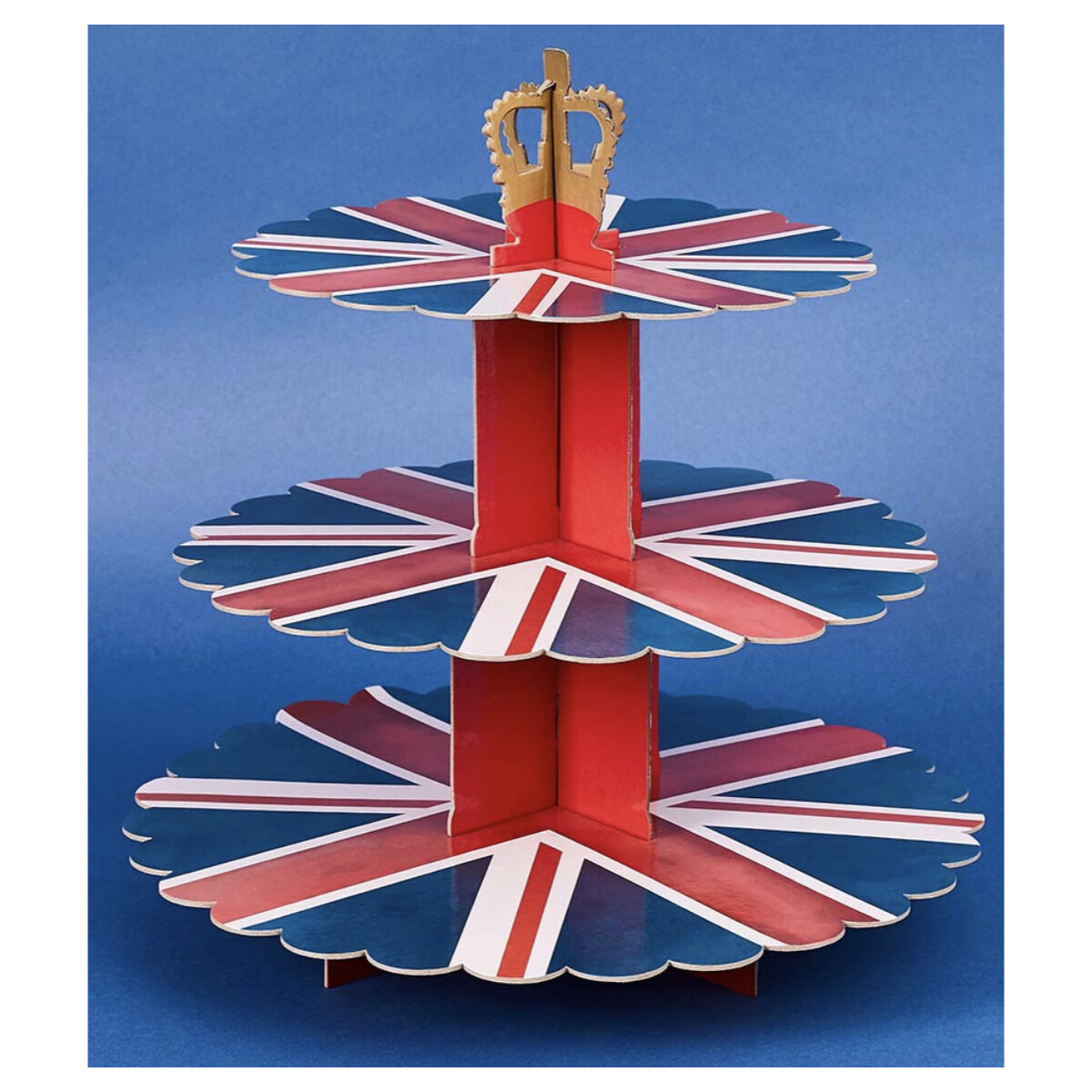 Union Jack Cake Stand 3 Tier HBRB109