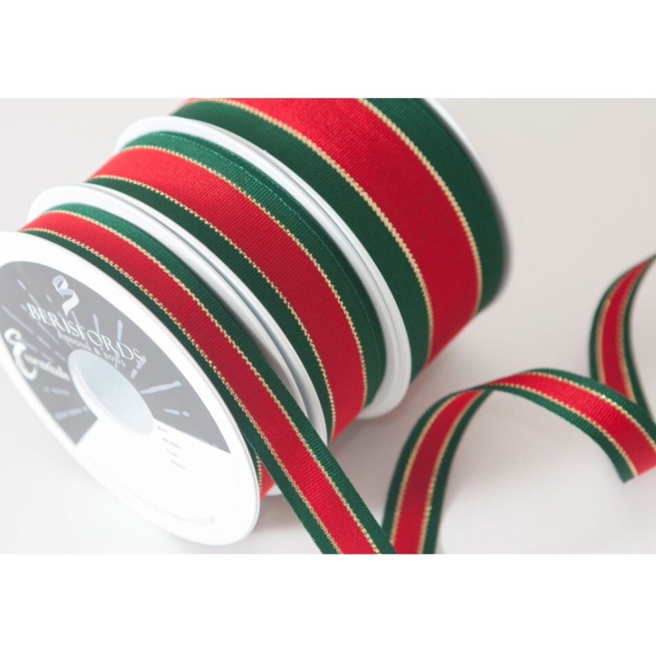 Retro Stripe Ribbon 40mm x 15m Reel 6024740-001