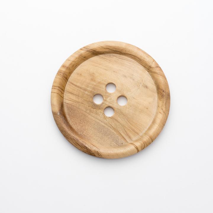 4 Hole Wooden Button Size 125 10 Piece Bag CW11125
