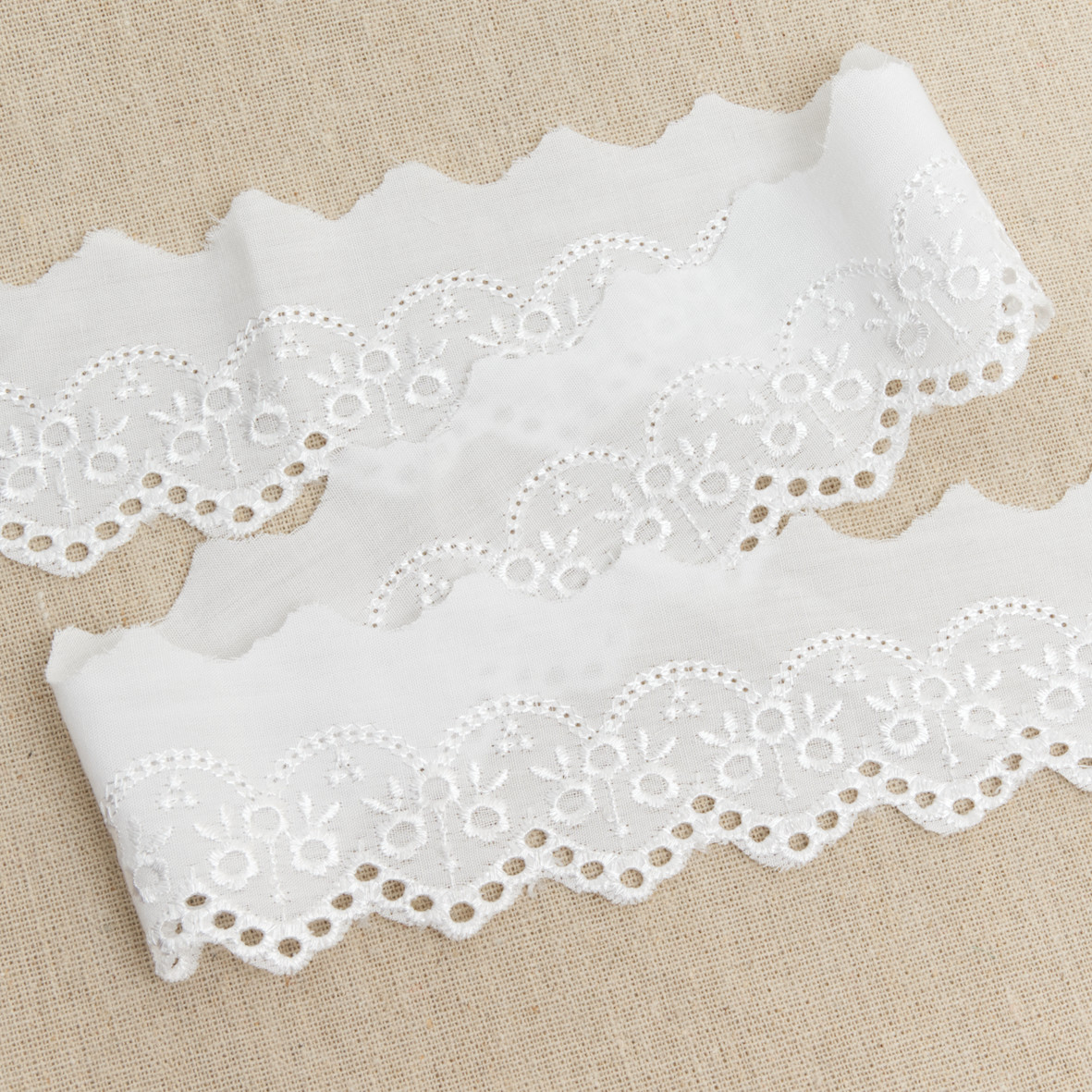 Broderie Anglaise 50mm 27.4M White 1874