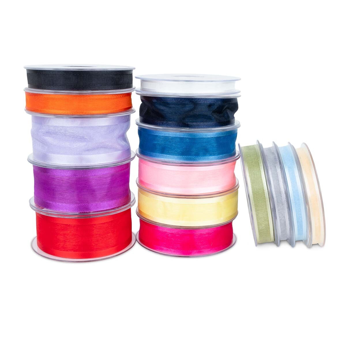 Satin Edge Chiffon Ribbon 25mm x 25m SR120625