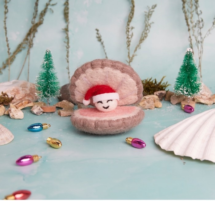 Shells Needle Helting Needle Felting - Jingle Shells - Oyster - Simply Make - DSM106627