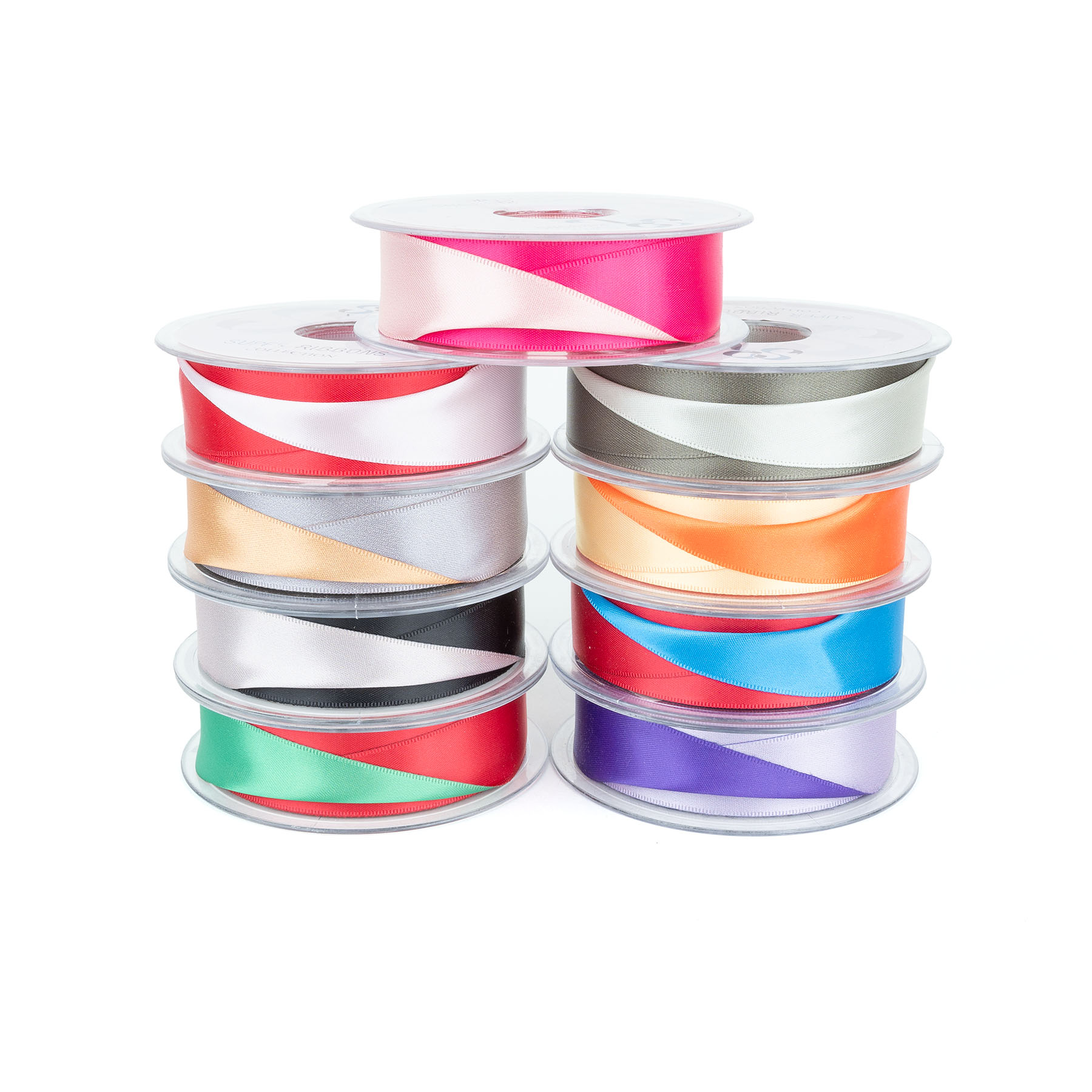 Two-Tone Double Satin Ribbon 25mm x 20m SR240625