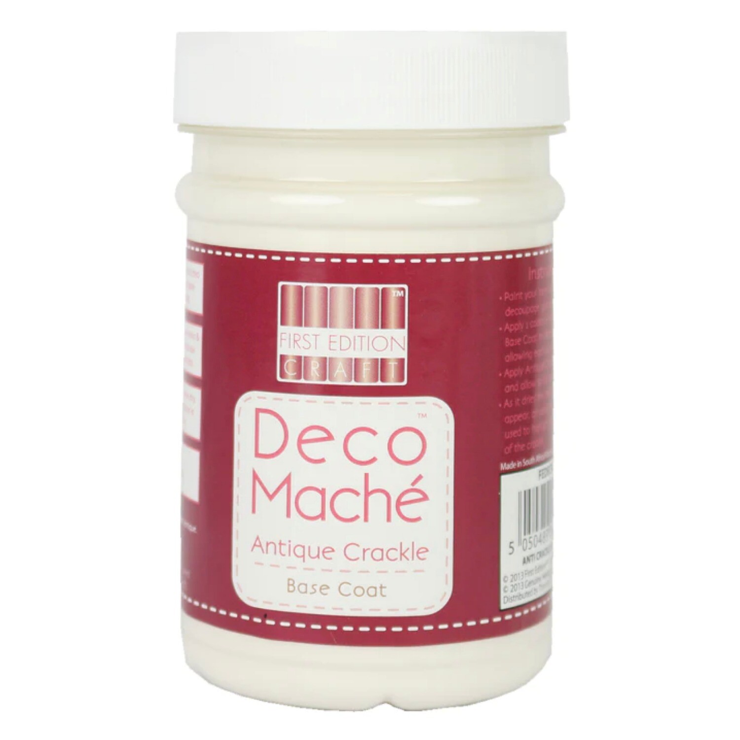 First Edition Deco Mache Antique Crackle Base Coat 250ml FEDEC903