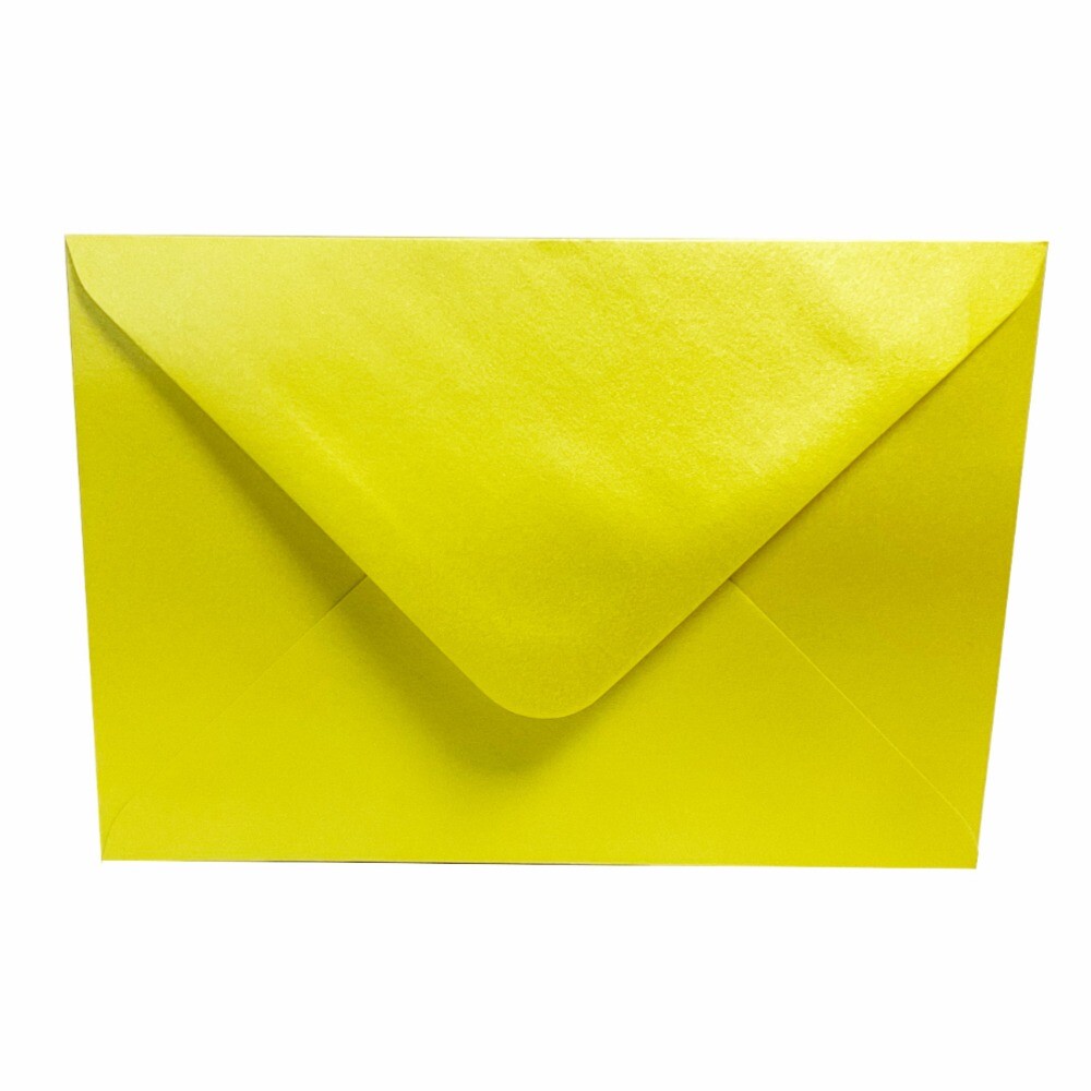 Pearl Envelopes C6 Canary Yellow 50 Piece Pack LINE2402