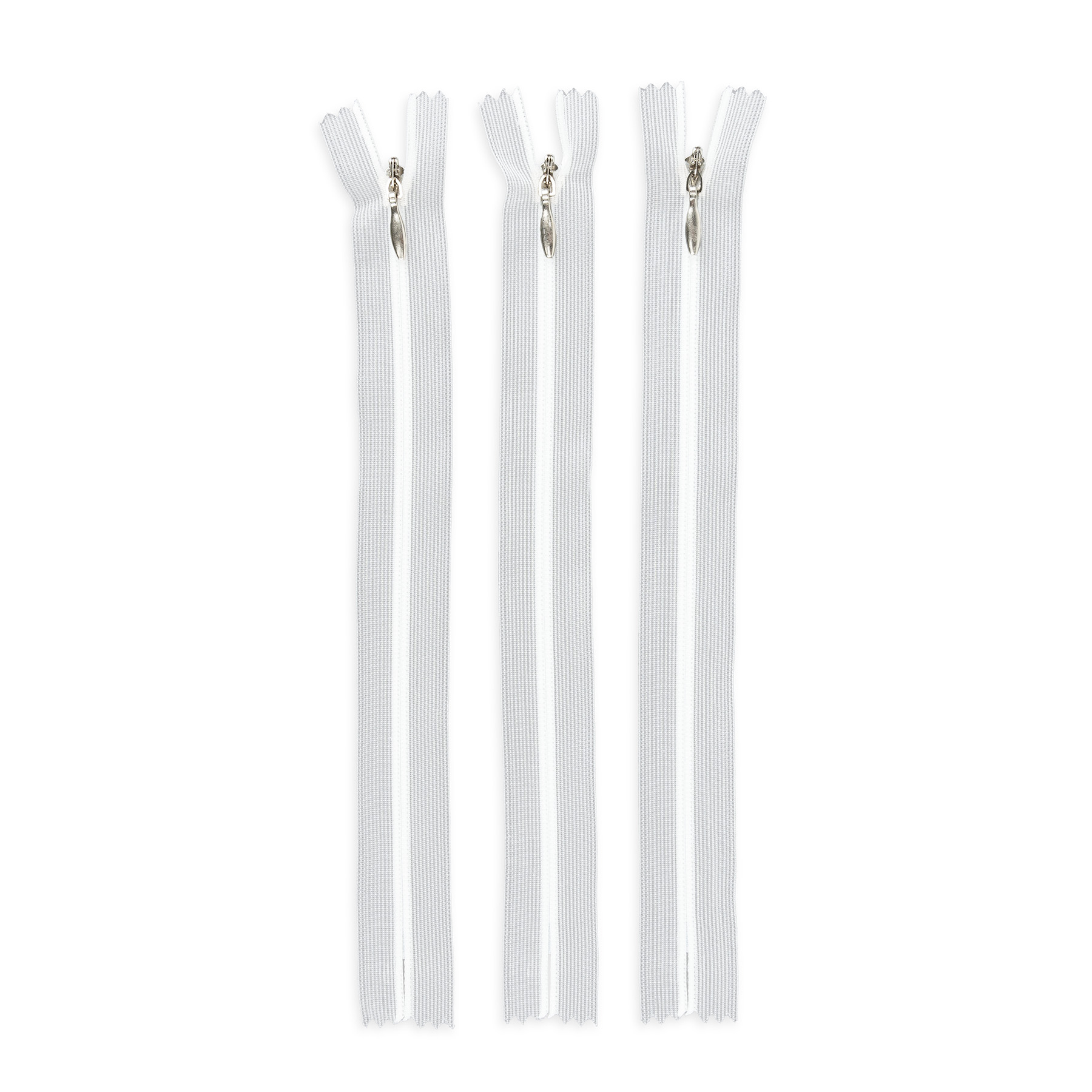 Hidden Clean Zip Transparent Concealed Zips 55cm x 100pcs TRC055