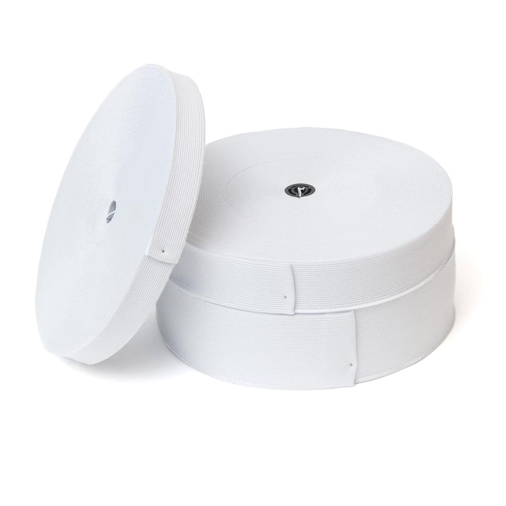 White 25mm Boil Proof Elastic Ha6025
