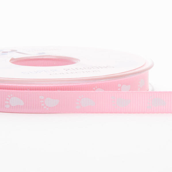 Babys Feet Ribbon 10mm x 20m Roll SR1201