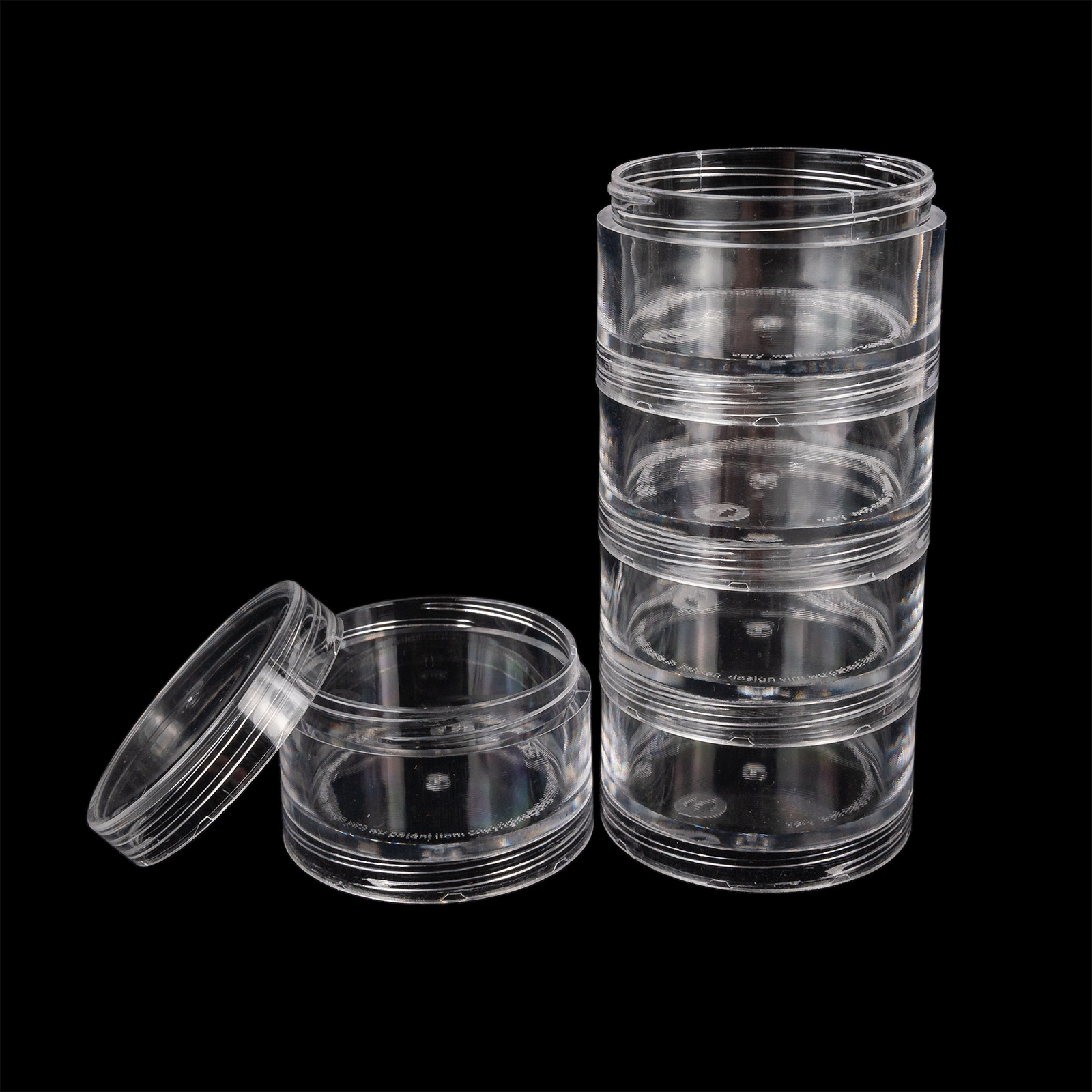 5 High Deep Stacking Box Organisers ORG2