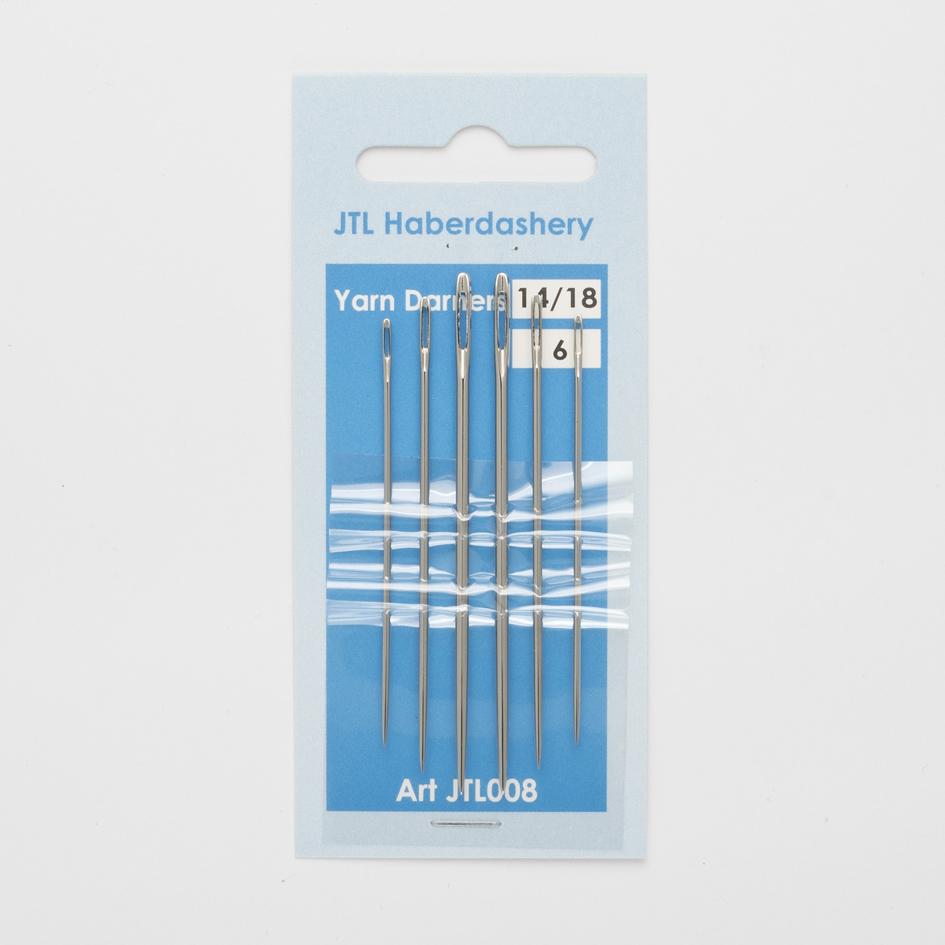 Sewing Needles Yarn Darner 14/18 6 Piece Card JTL008