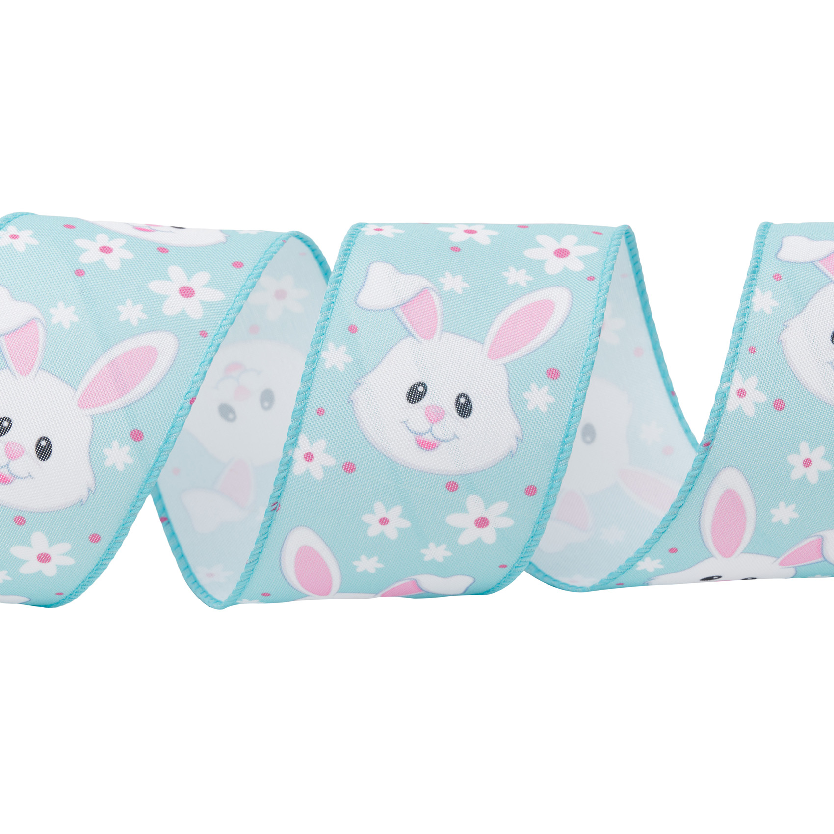 Wired Easter Bunny Ribbon 63mm x 10y HRBW025