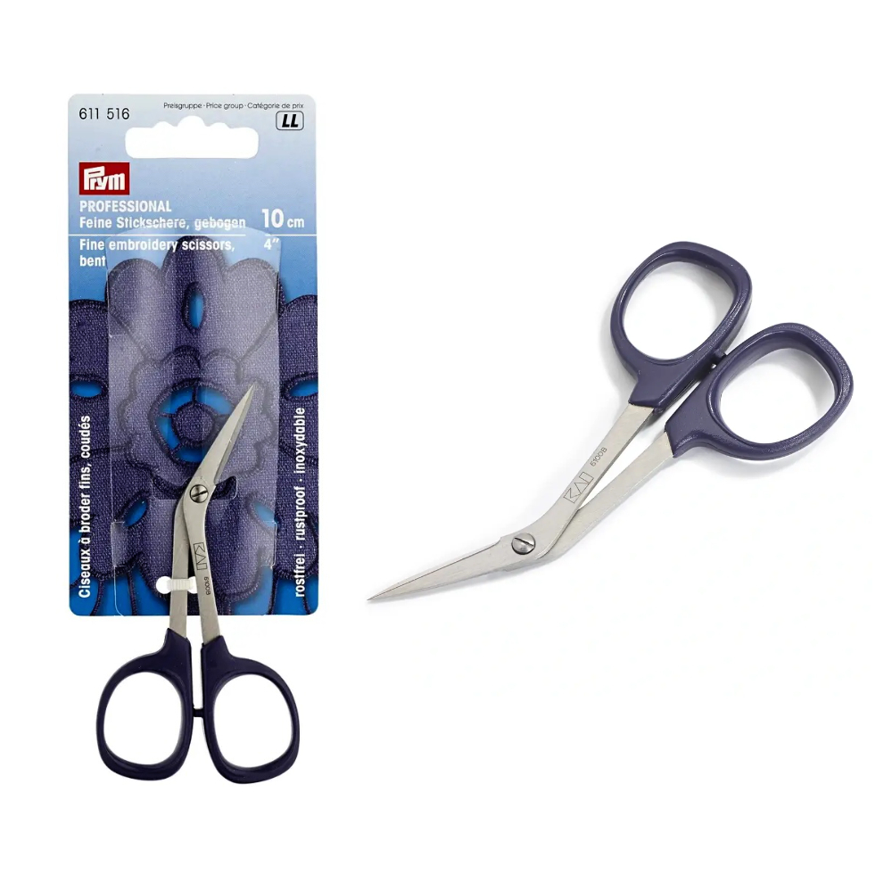 Prym KAI - 611516 - Embroidery Scissors Curved 10cm