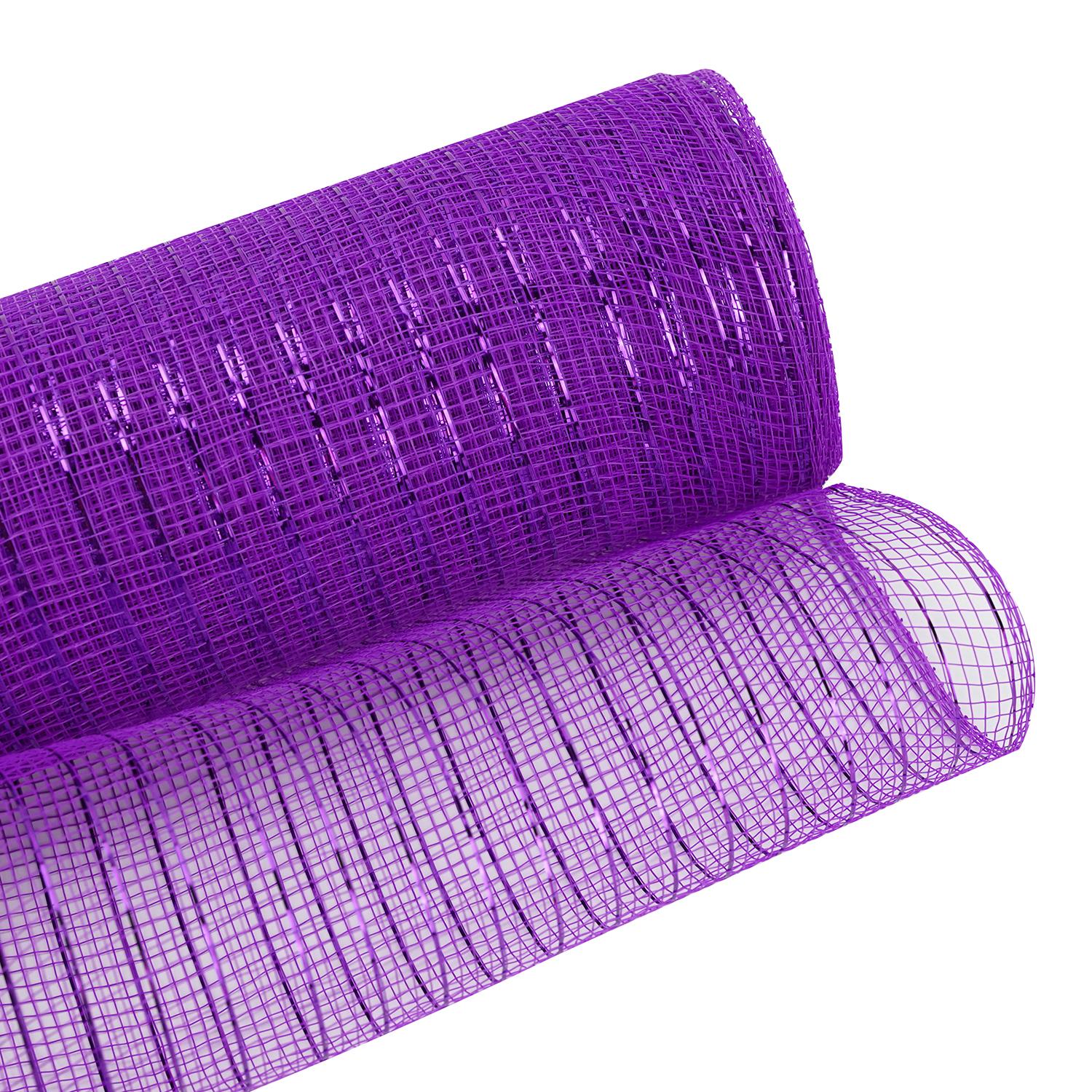 Metallic Decorative Poly Mesh 25cm x 10y HDM25M Habicraft