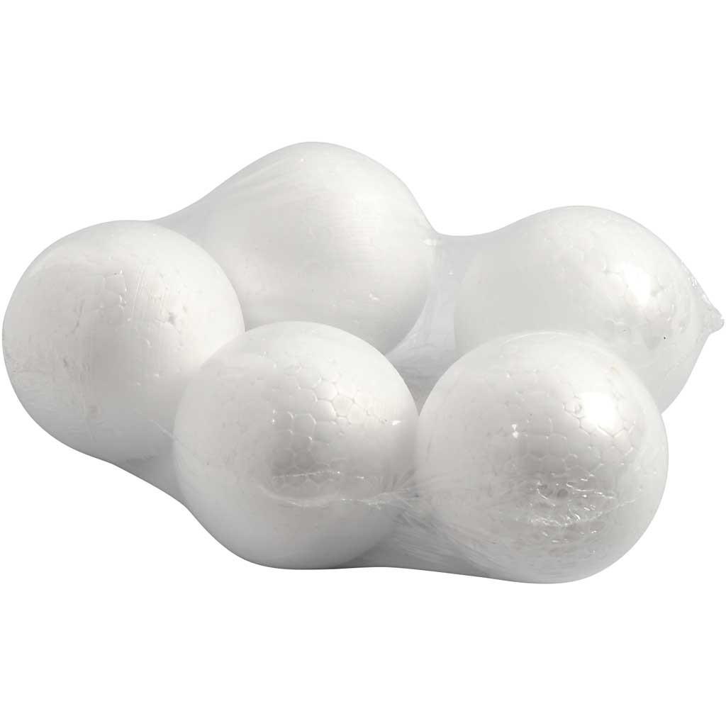 Polystyrene Balls D6cm 5pcs CC543060
