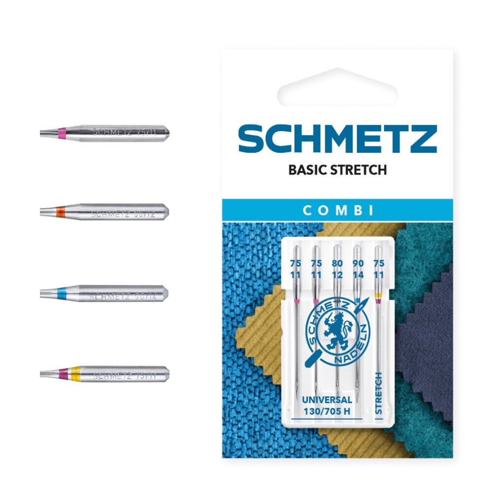 Aiguilles Pour Machine à Broder Schmetz - Lot De 5 (tailles 75 Et 90) - Pour Fils Délicats, Chas Large